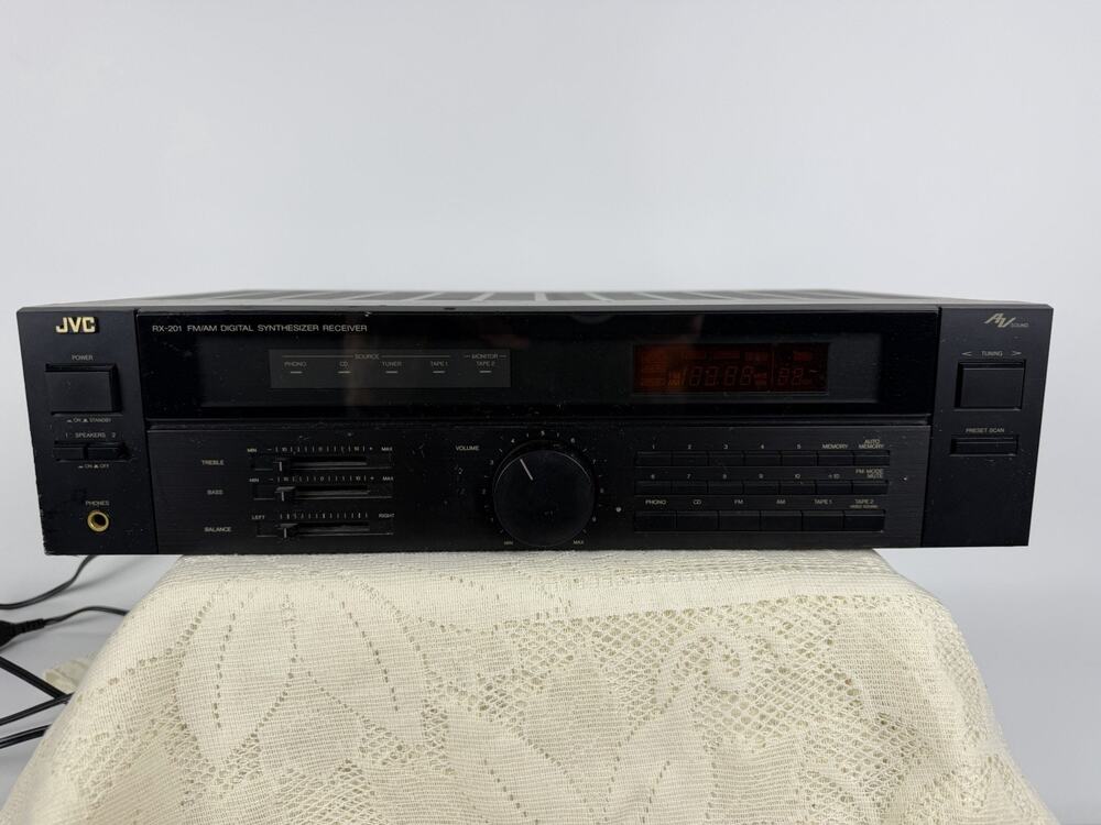 JVC RX-201 Receiver HiFi Stereo 2 Channel Vintage Home Audio Tested / Working